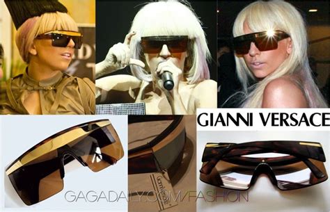 lady gaga the fame sunglasses|lady gaga versace sunglasses.